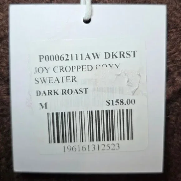 NWT Pistola Joy Sweater in Dark Roast M - Picture 10 of 12